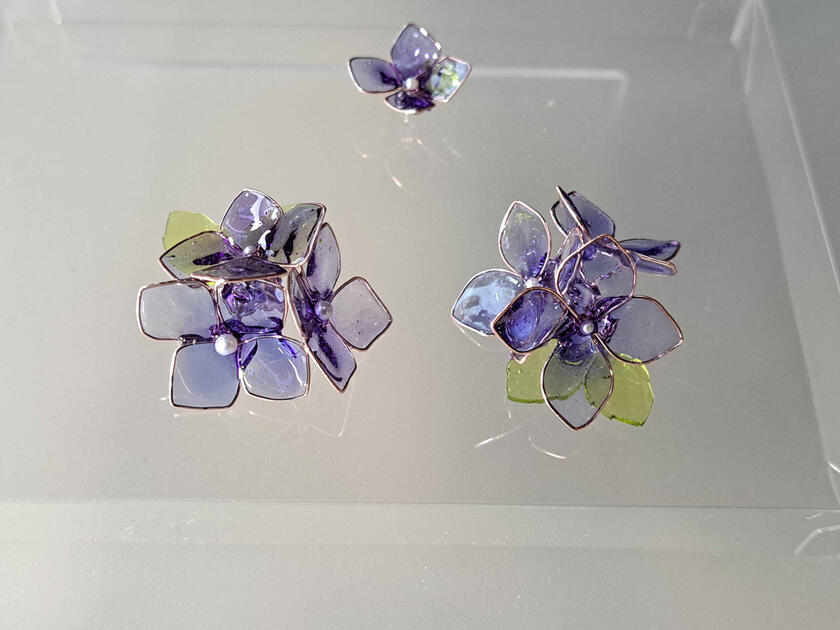 Hydrangea Resin Magnet