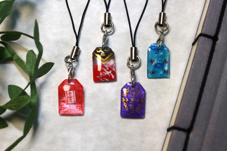 Resin Omamori Phone Charm
