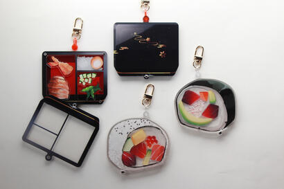 Build your own Bento and Sushi Shaker Charm