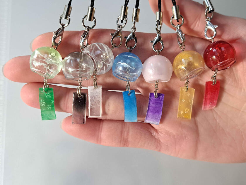 Furin Inspired Resin Phone Charms