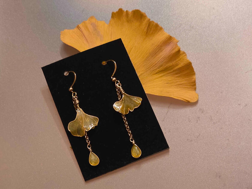 Ginkgo Earrings