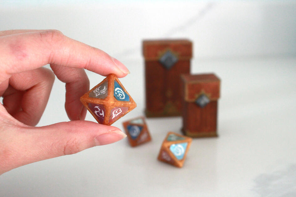 Self-cast TCG Dice Set